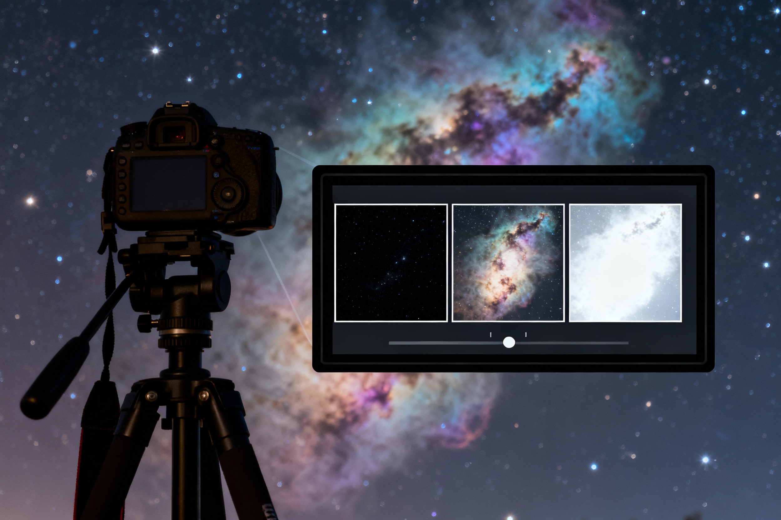 Exposure Bracketing for Nebulae