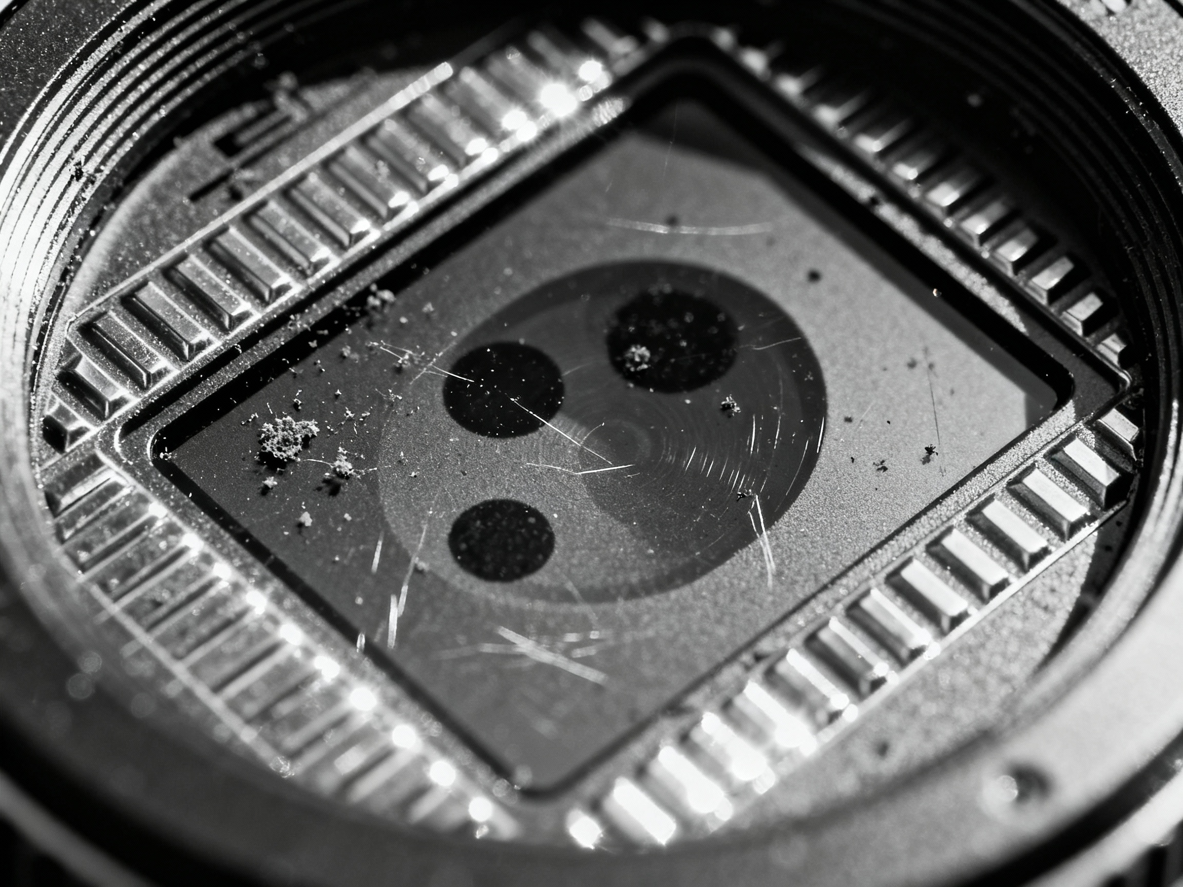 Sensor Spot Removal After Stacking